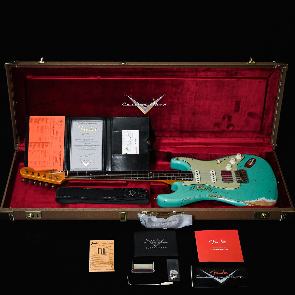 Fender Custom Shop '62 Stratocaster HSS w/ Ash Body, Heavy Relic- Sea Foam Green 2026 (R149896)