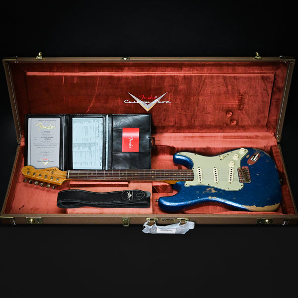 Fender Custom Shop '62 Stratocaster Heavy Relic- Blue Sparkle 2025 (CZ582410)