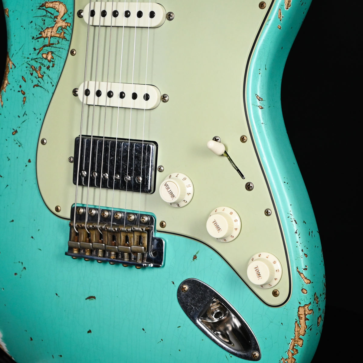 Fender Custom Shop '62 Stratocaster HSS w/ Ash Body, Heavy Relic- Sea Foam Green 2026 (R149896)