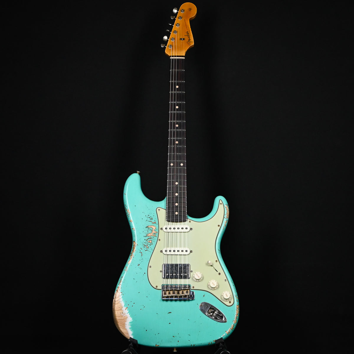 Fender Custom Shop '62 Stratocaster HSS w/ Ash Body, Heavy Relic- Sea Foam Green 2026 (R149896)