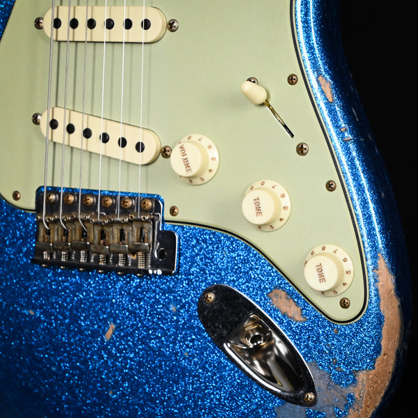 Fender Custom Shop '62 Stratocaster Heavy Relic- Blue Sparkle 2025 (CZ582410)