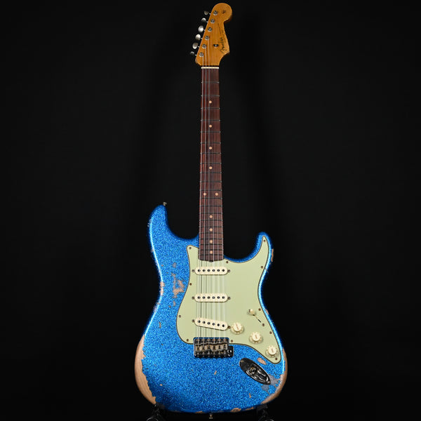 Fender Custom Shop '62 Stratocaster Heavy Relic- Blue Sparkle 2025 (CZ582410)