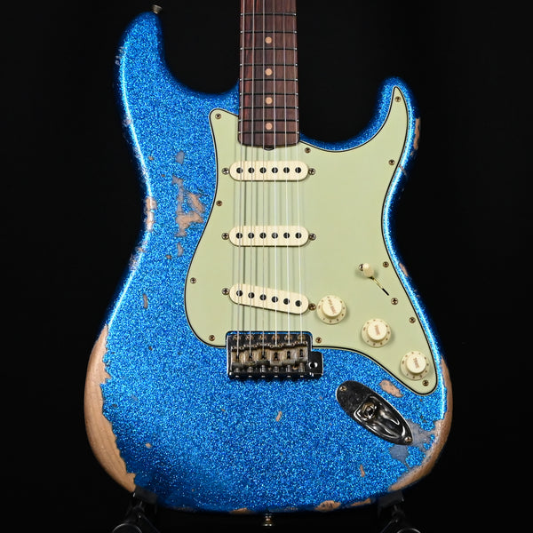 Fender Custom Shop '62 Stratocaster Heavy Relic- Blue Sparkle 2025 (CZ582410)