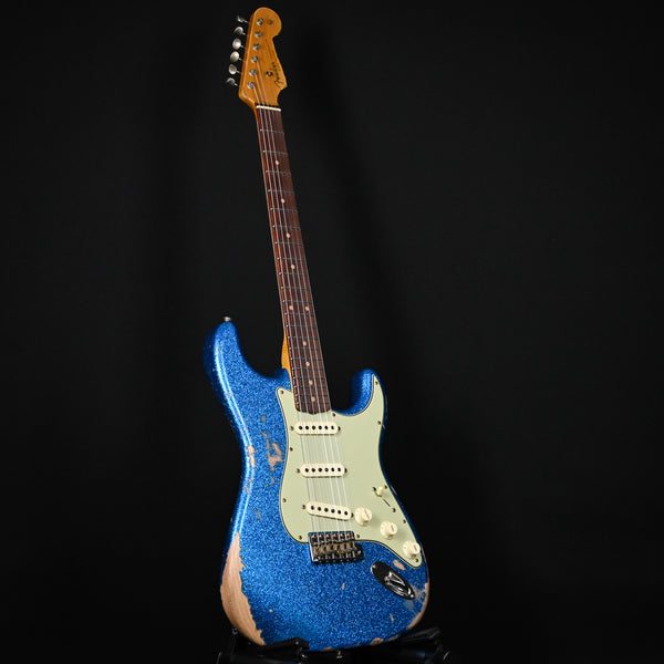 Fender Custom Shop '62 Stratocaster Heavy Relic- Blue Sparkle 2025 (CZ582410)