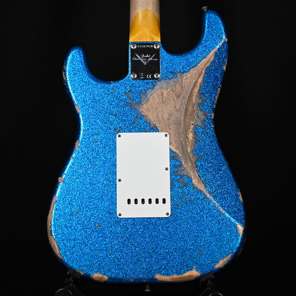 Fender Custom Shop '62 Stratocaster Heavy Relic- Blue Sparkle 2025 (CZ582410)