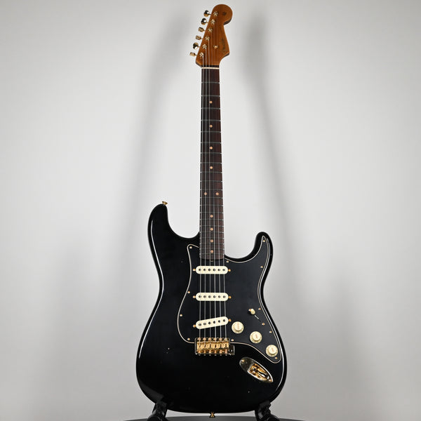 Fender Custom Shop LTD Custom '62 Stratocaster w/ Gold Hardware & Reverse Angle Bridge Pickup Journeyman- Aged Black 2024 (CZ581665)