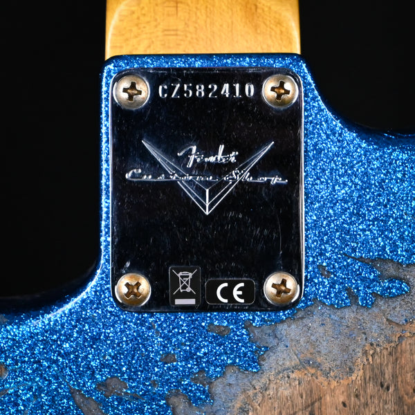 Fender Custom Shop '62 Stratocaster Heavy Relic- Blue Sparkle 2025 (CZ582410)