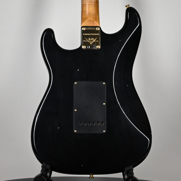 Fender Custom Shop LTD Custom '62 Stratocaster w/ Gold Hardware & Reverse Angle Bridge Pickup Journeyman- Aged Black 2024 (CZ581665)