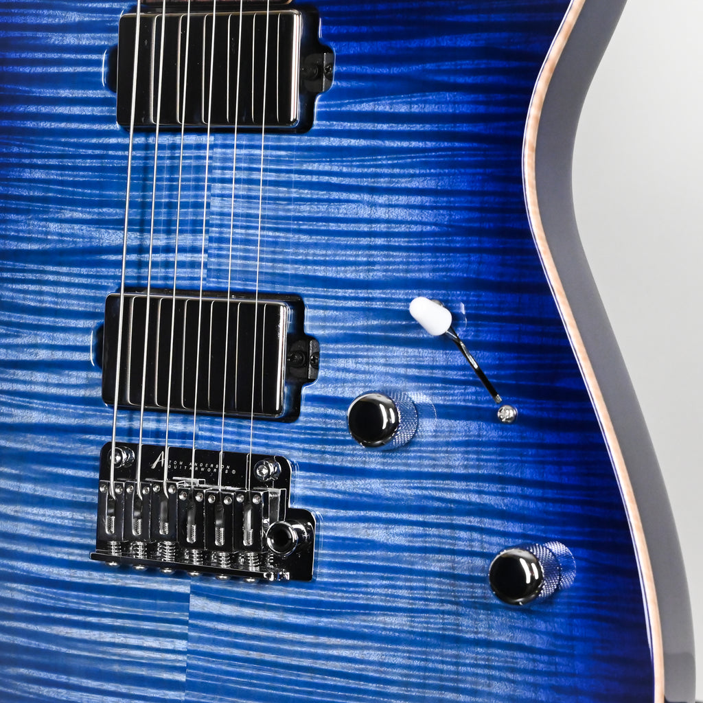 Tom Anderson Custom Angel- Jack's Pacific Blue Burst w/ Binding 2026 (09-20-26P)