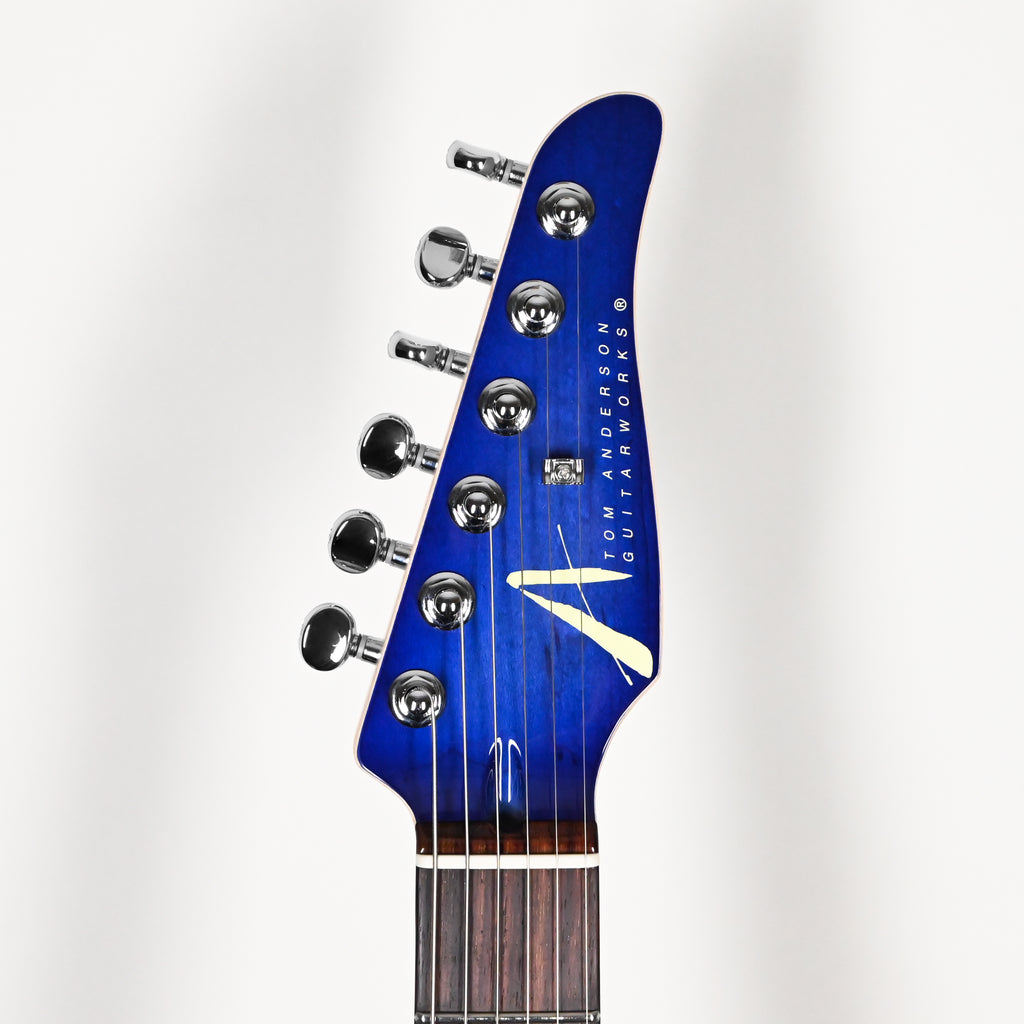 Tom Anderson Custom Angel- Jack's Pacific Blue Burst w/ Binding 2026 (09-20-26P)