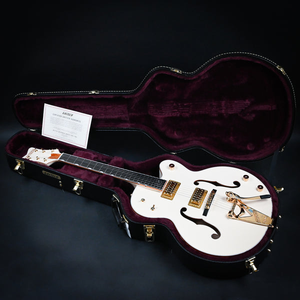 Gretsch G6136-1958 Stephen Stills Signature Falcon Hollow body w/ BIGSBY- Aged White (JT24041141)