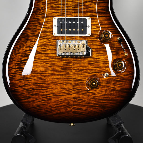 PRS Custom 24 Piezo w/ 10-Top & DMO Pickups- Black Gold Wraparound Burst 2025 (0406007)