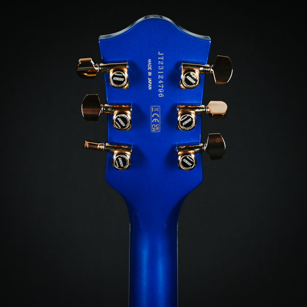 Gretsch G6120TG Players Edition Nashville Hollow body w/ String-Thu Bigsby & Gold Hardware- Azure Metallic (JT23124796)