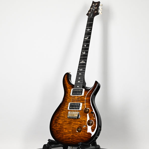 PRS Custom 24 Piezo w/ 10-Top & DMO Pickups- Black Gold Wraparound Burst 2025 (0406007)