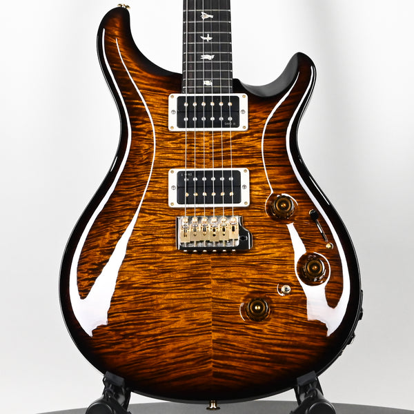 PRS Custom 24 Piezo w/ 10-Top & DMO Pickups- Black Gold Wraparound Burst 2025 (0406007)