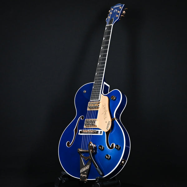 Gretsch G6120TG Players Edition Nashville Hollow body w/ String-Thu Bigsby & Gold Hardware- Azure Metallic (JT23124796)