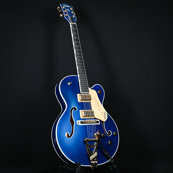 Gretsch G6120TG Players Edition Nashville Hollow body w/ String-Thu Bigsby & Gold Hardware- Azure Metallic (JT23124796)