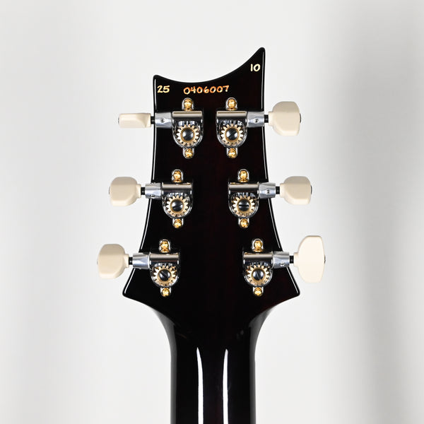 PRS Custom 24 Piezo w/ 10-Top & DMO Pickups- Black Gold Wraparound Burst 2025 (0406007)