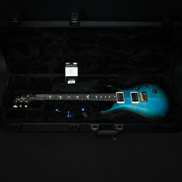 PRS Custom 24 w/ 10-Top & DMO Pickups- Carrol Blue Wraparound Smokeburst 2025 (0413469)