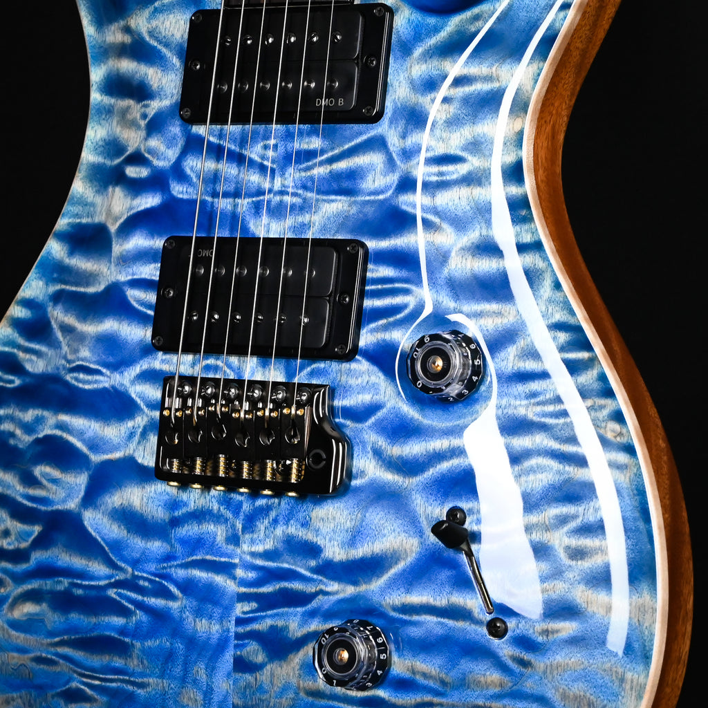 PRS Custom 24 Wood Library w/ Brazilian Rosewood, & DMO Pickups- Faded Blue Jean (Natural Back) 2026 (0434894)