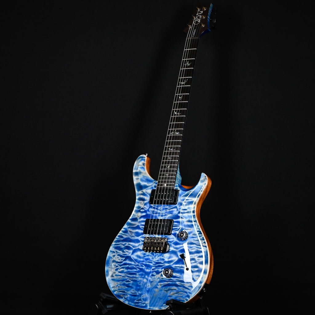 PRS Custom 24 Wood Library w/ Brazilian Rosewood, & DMO Pickups- Faded Blue Jean (Natural Back) 2026 (0434894)