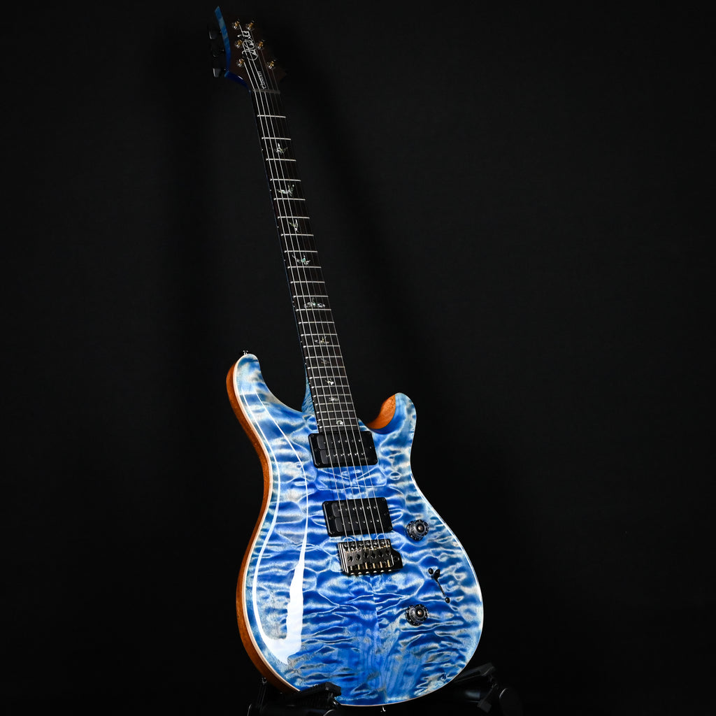 PRS Custom 24 Wood Library w/ Brazilian Rosewood, & DMO Pickups- Faded Blue Jean (Natural Back) 2026 (0434894)