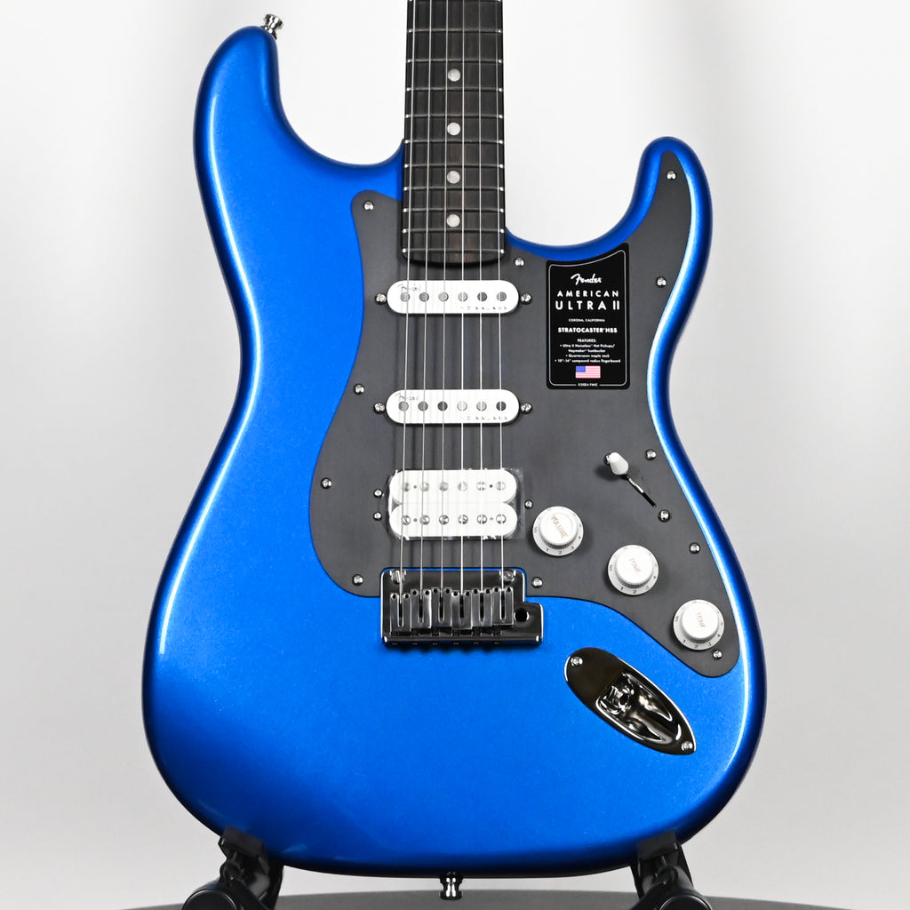 Fender American Ultra II Stratocaster HSS w/ Ebony Fingerboard- Noble Blue 2026 (US26003448)