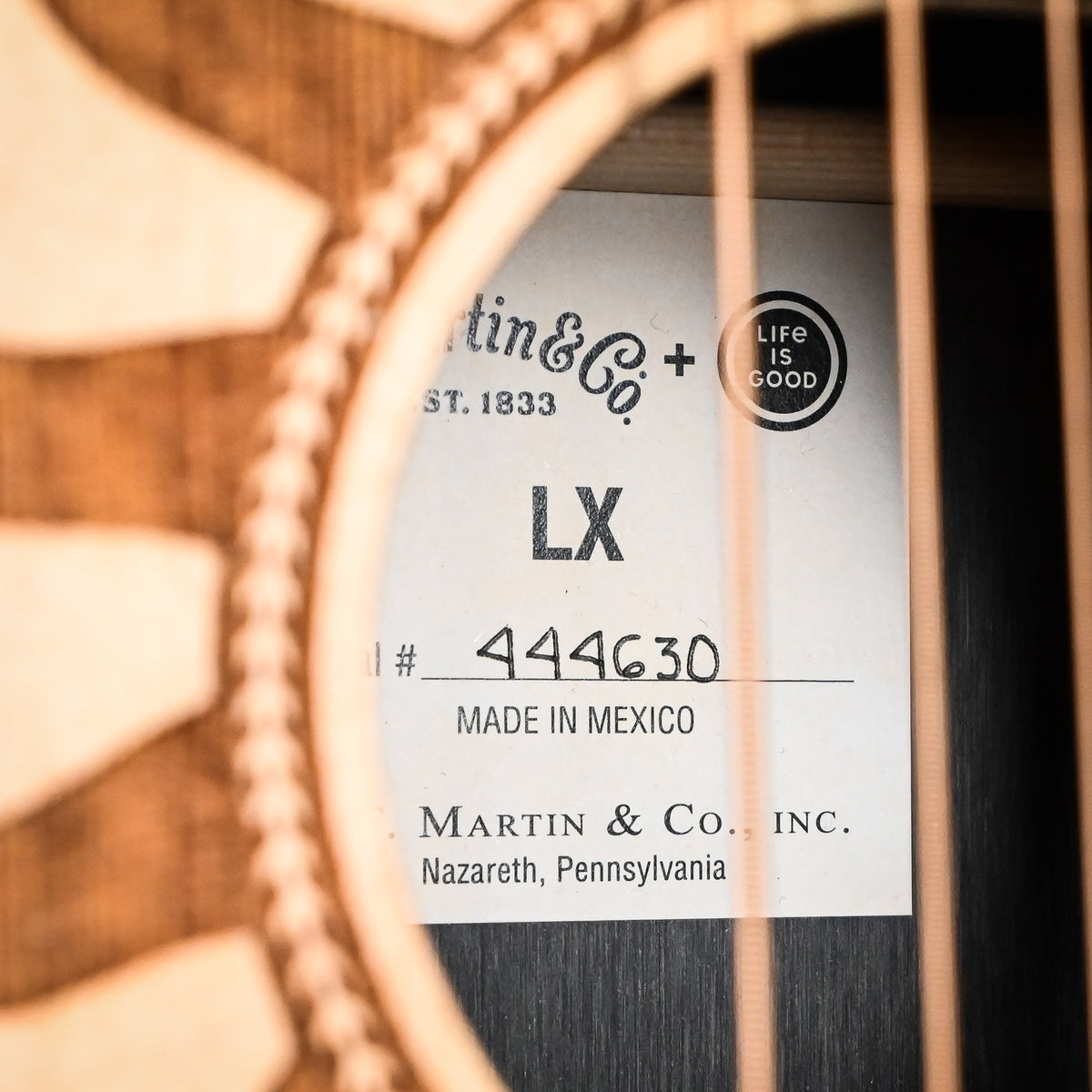 Martin LX2 Life is Good Little Martin, Modified 0-14 Fret, Acoustic 2026 (444630)