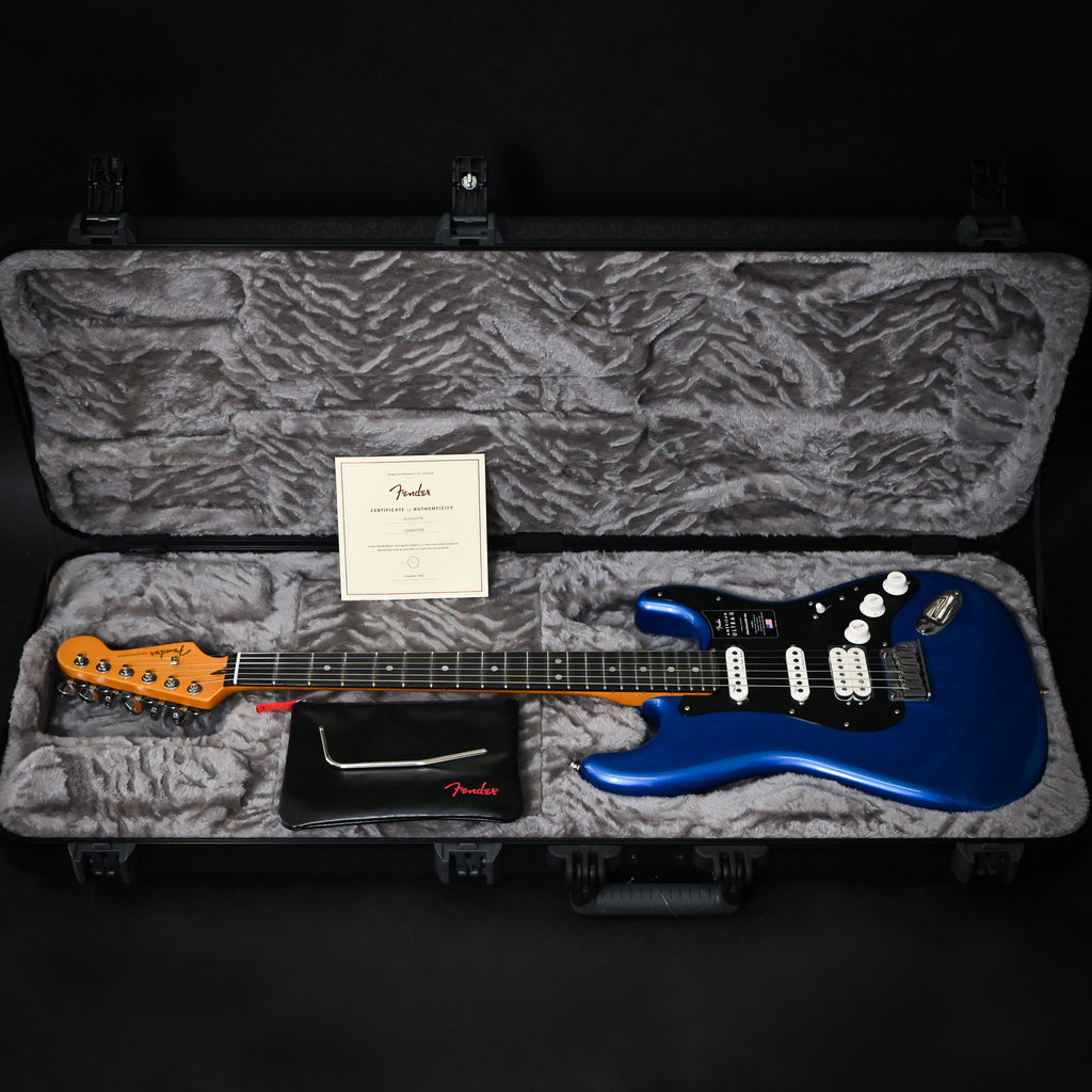 Fender American Ultra II Stratocaster HSS w/ Ebony Fingerboard- Noble Blue 2026 (US26001838)