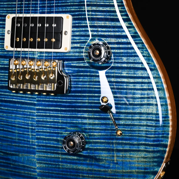 PRS Custom 24 Wood Library w/ 10-Top, Brazilian Rosewood & DMO Pickups- Faded Blue Jean 2025 (0401611)