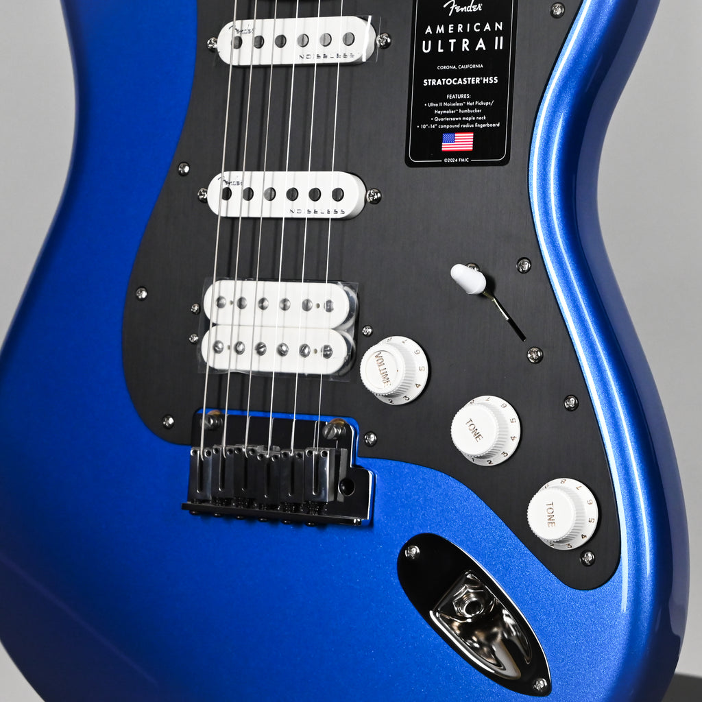 Fender American Ultra II Stratocaster HSS w/ Ebony Fingerboard- Noble Blue 2026 (US26001838)