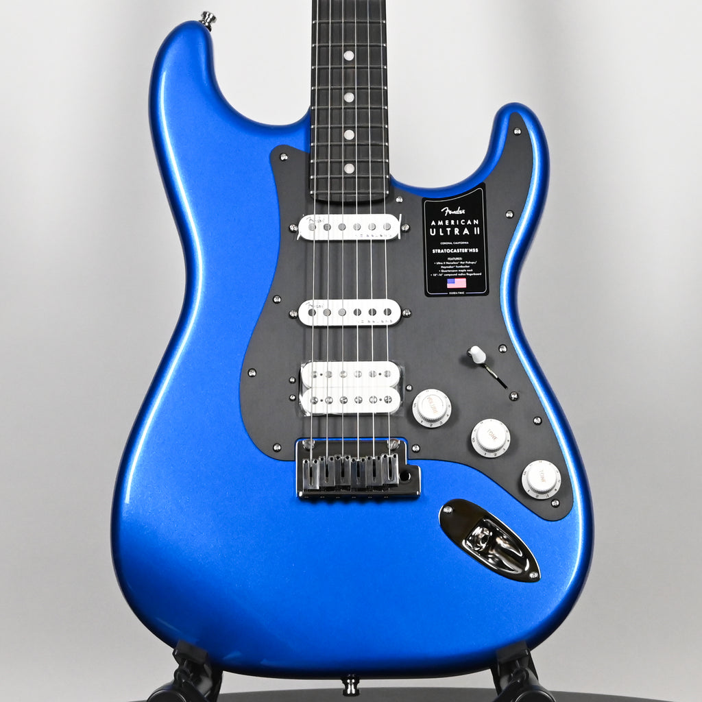 Fender American Ultra II Stratocaster HSS w/ Ebony Fingerboard- Noble Blue 2026 (US26001838)