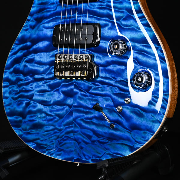PRS Modern Eagle V Wood Library w/ 10-Top & Brazilian Rosewood Fingerboard Electric Guitar- Lake Blue 2025 (0414986)