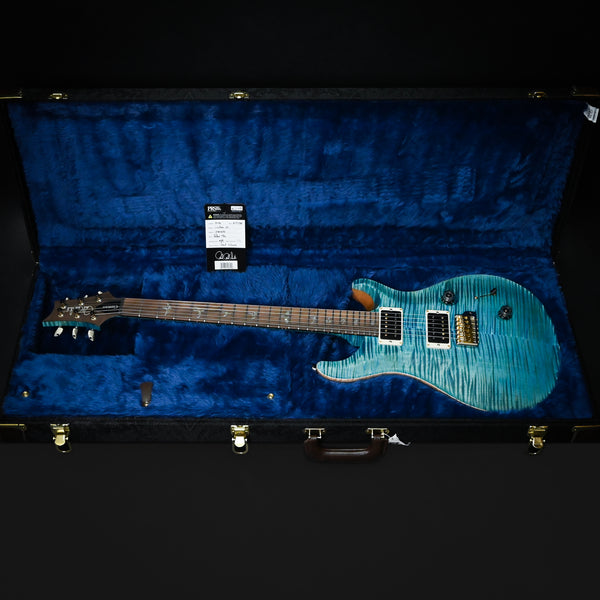 PRS Custom 24 Wood Library w/ 10-Top, Brazilian Rosewood & DMO Pickups- Carrol Blue 2025 (0401670)