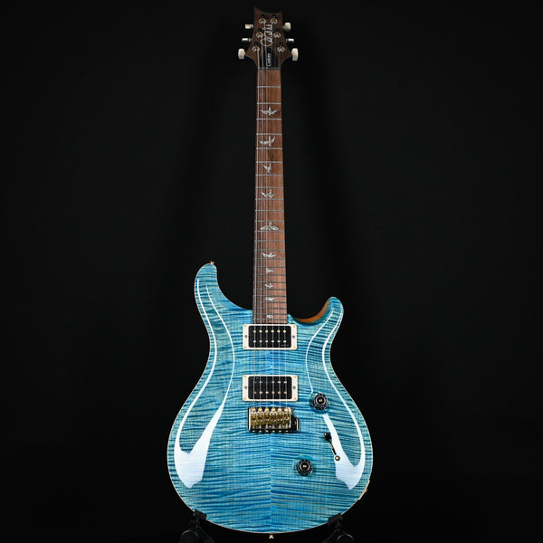 PRS Custom 24 Wood Library w/ 10-Top, Brazilian Rosewood & DMO Pickups- Carrol Blue 2025 (0401670)