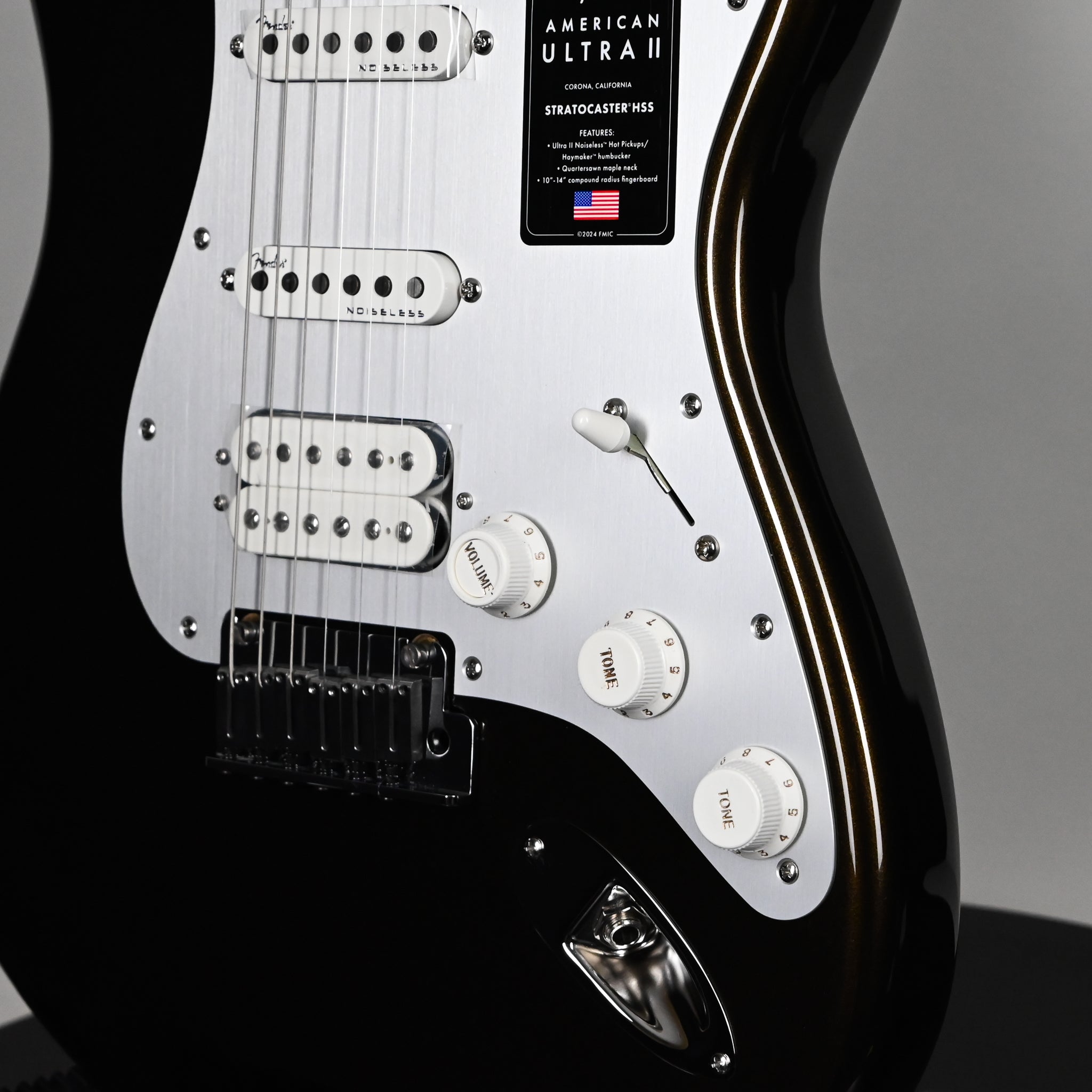 Fender American Ultra II Stratocaster HSS w/ Ebony Fingerboard- Texas Tea 2026 (US26008036)