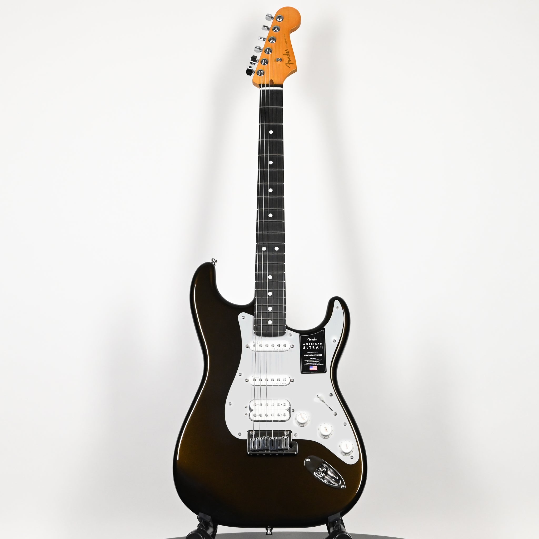 Fender American Ultra II Stratocaster HSS w/ Ebony Fingerboard- Texas Tea 2026 (US26008036)