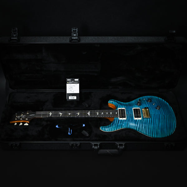 PRS Custom 24 Piezo w/ 10-Top & DMO Pickups- Carrol Blue 2025 (0406227)