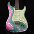 Fender Custom Shop 62' Stratocaster Super Heavy Relic w/ Brazilian Rosewood Masterbuilt Dennis Galuszka- Sherwood Metallic/ Pink Paisley 2024 (R139409)