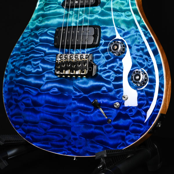 PRS Modern Eagle V Wood Library w/ 10-Top & Brazilian Rosewood Fingerboard Electric Guitar- Blue Fade 2025 (0415002)