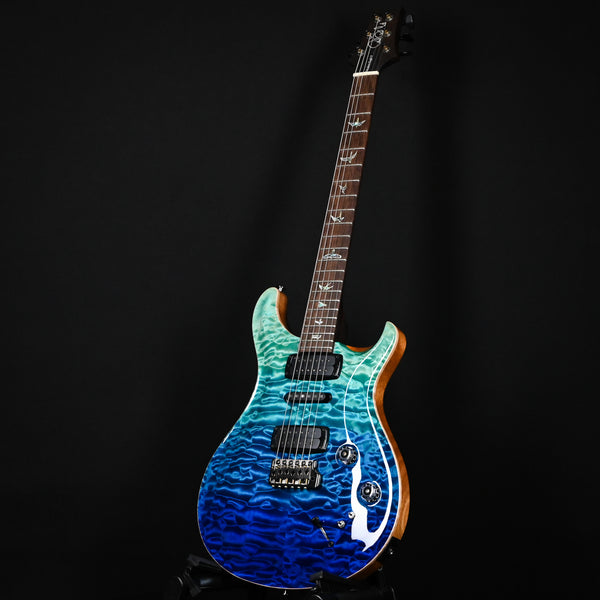 PRS Modern Eagle V Wood Library w/ 10-Top & Brazilian Rosewood Fingerboard Electric Guitar- Blue Fade 2025 (0415002)