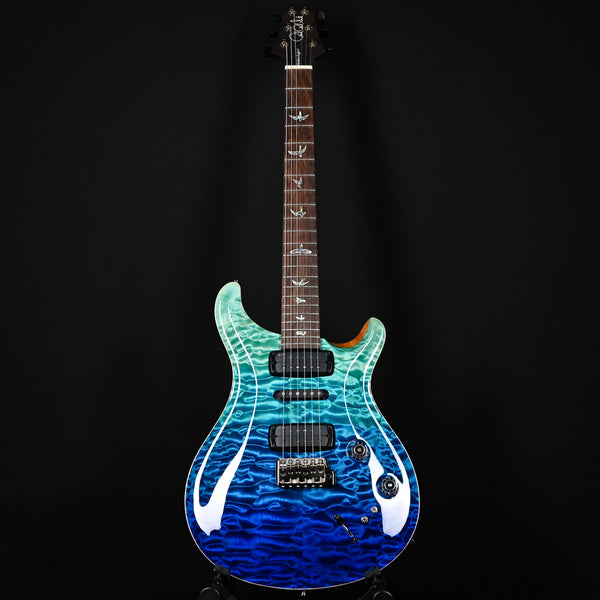PRS Modern Eagle V Wood Library w/ 10-Top & Brazilian Rosewood Fingerboard Electric Guitar- Blue Fade 2025 (0415002)