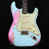 Fender Custom Shop 62' Stratocaster Super Heavy Relic w/ Brazilian Rosewood Masterbuilt Andy Hicks- Daphne Blue/ Pink Paisley 2024 (R138108)