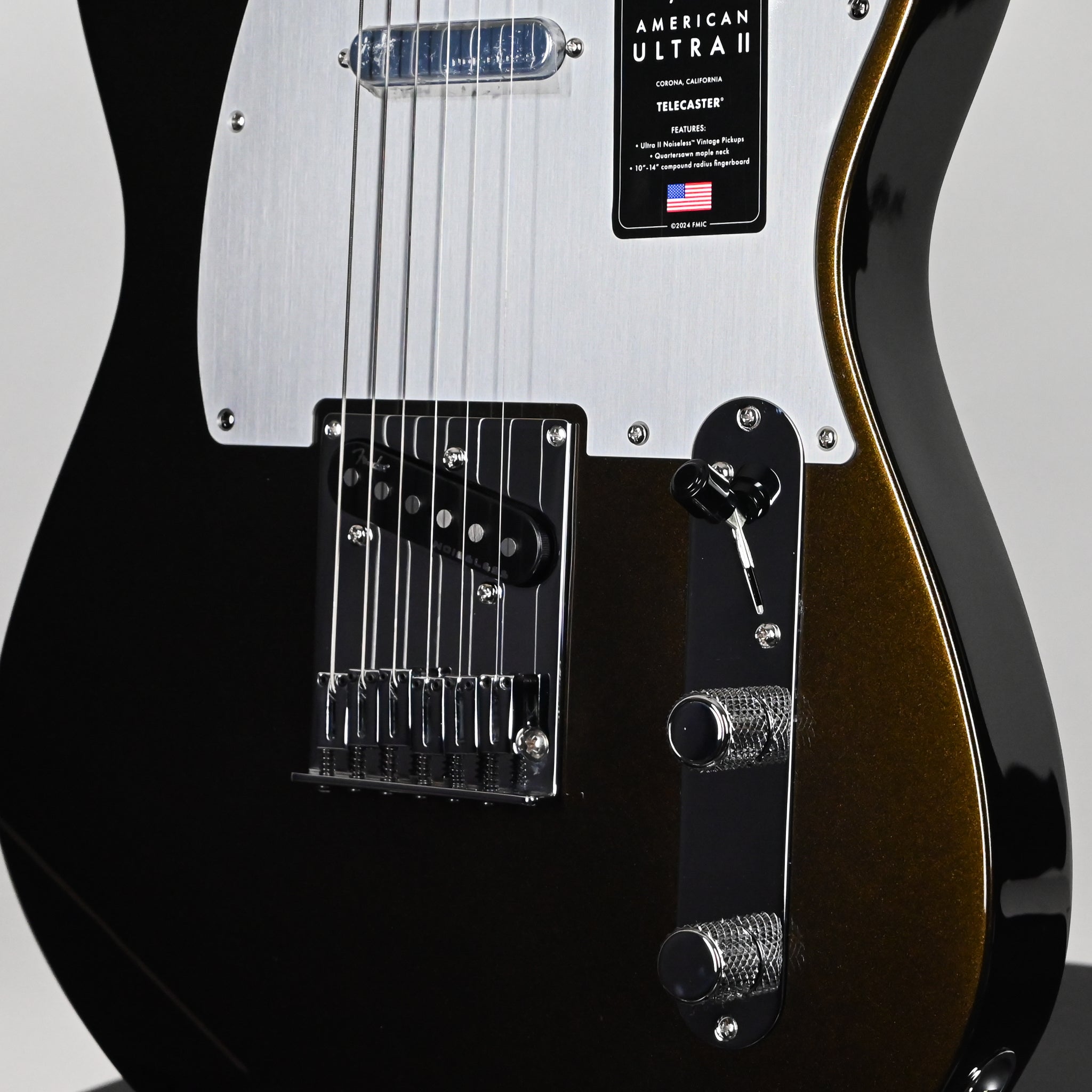 Fender American Ultra II Telecaster w/ Ebony Fingerboard- Texas Tea (US25009371)