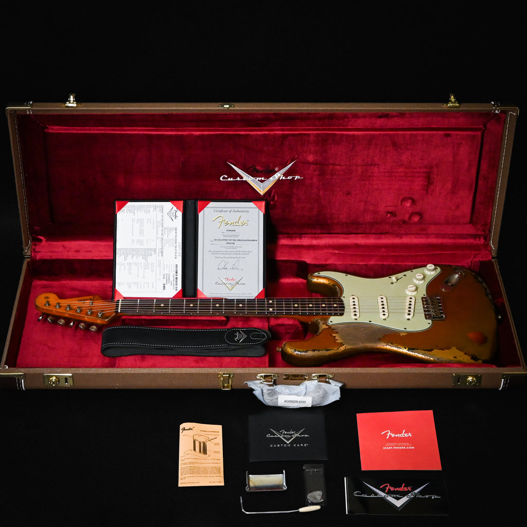 Fender Custom Shop Masterbuilt Dale Wilson '60s Stratocaster Heavy Relic- Green/ Gold Patina over 3-Tone Sunburst 2026 (CZ591708)