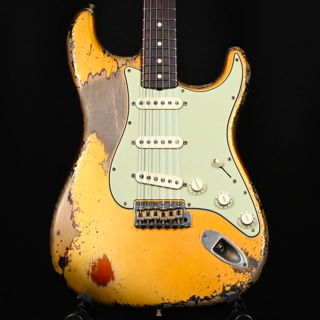 Fender Custom Shop Masterbuilt Dale Wilson '60s Stratocaster Heavy Relic- Green/ Gold Patina over 3-Tone Sunburst 2026 (CZ591708)