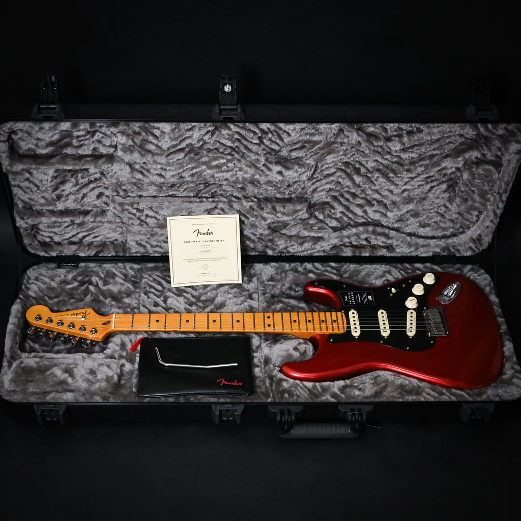 Fender American Ultra II Stratocaster w/ Maple Fingerboard- Sinister Red (US240028895)