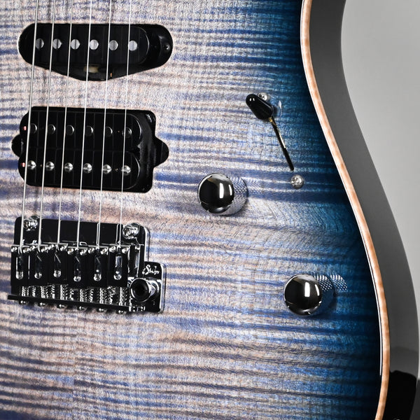 Suhr Modern Plus Electric Guitar- Faded Trans Whale Blue Burst 2025 (90568)