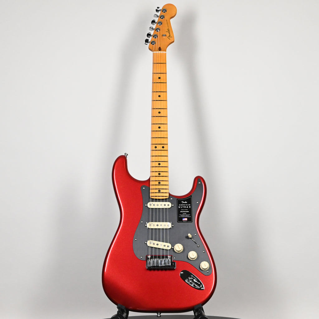 Fender American Ultra II Stratocaster w/ Maple Fingerboard- Sinister Red (US240028895)