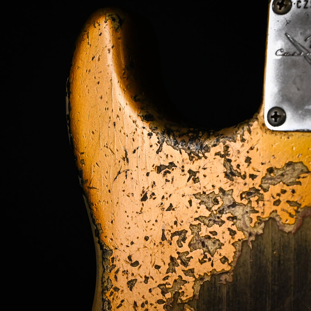 Fender Custom Shop Masterbuilt Dale Wilson '60s Stratocaster Heavy Relic- Green/ Gold Patina over 3-Tone Sunburst 2026 (CZ591708)